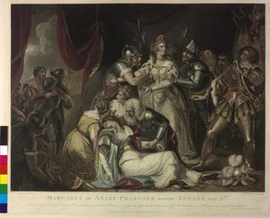 Illustration of: Francklin Margaret of Anjou (mezzotint) by William Dickinson