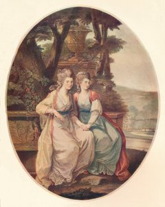 The Duchess of Devonshire and Lady Duncannon by William Dickinson