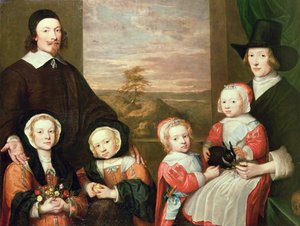 Unidentified family portrait, traditionally thought to be that of Sir Thomas Browne