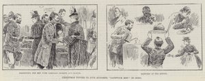 Christmas Dinner to Five Hundred Sandwich Men in Soho by William Douglas Almond