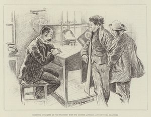 Receiving Applicants at the Strangers