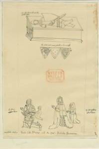 Tamworth Church - Tomb by William Dugdale