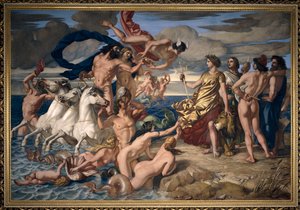 Neptune resigning the Empire of the Seas to Britannia