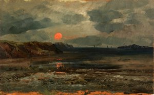 Sunrise over Fishing Waters--Maine by William E. Norton