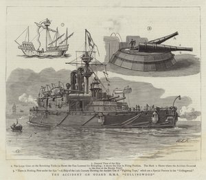 The Accident on Board HMS Collingwood by William Edward Atkins