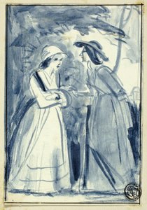 Two Women in Late 18th Century Dress