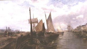 Bristol Docks by William Edward Webb