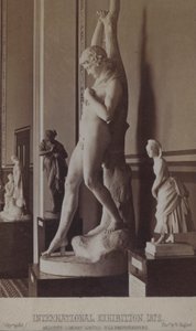 Statues on display at the International Exhibition, London by William England
