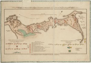 A Plan of the Operations of the British Forces in Egypt from the Landing in Aboukir Bay on the 8th of March to the Battle of Alexandria March 21st Inclusive by William Faden