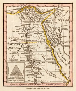 Ancient Egypt. Map.