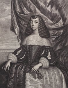 Catherine of Braganza, 1662 by William Faithorne