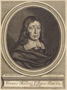 John Milton by William Faithorne