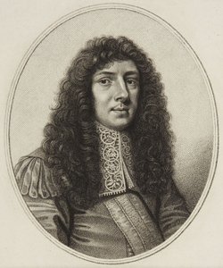 Portrait of John Aubrey by William Faithorne