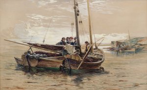 Reading the War News by William Fleming Vallance