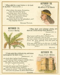 Page from The Bible Emblem Anniversary Book by William Foster
