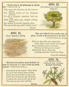 Page from The Bible Emblem Anniversary Book by William Foster