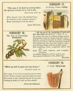 Page from The Bible Emblem Anniversary Book by William Foster