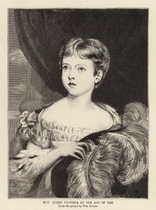 Queen Victoria at the Age of Ten by William Fowler