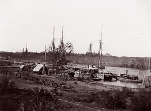 Broadway Landing, Appomattox River by William Frank Browne