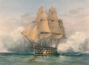The Victory, Launched 1765 by William Frederick Mitchell