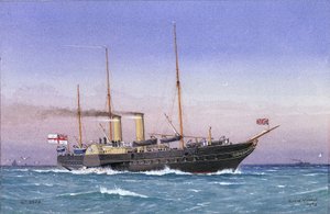 The royal yacht 