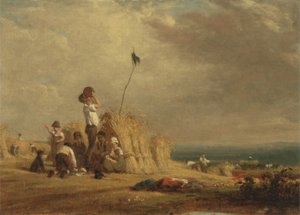 Mid-day Rest, Harvest by William Frederick Witherington