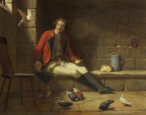 The Prisoner and His Guests by William Frederick Yeames