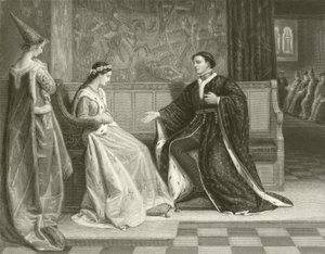 The Wooing of King Henry V by William Frederick Yeames