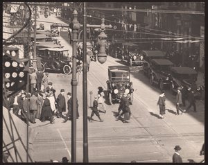 Sixth Street looking north from Olive Street