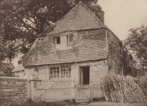 Cottage at Corner of Churchyard, Hellingley, Sussex by William Galsworthy Davie