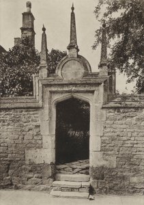 Doorway, Paynis Almshouses, Oundle by William Galsworthy Davie