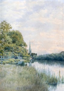 All Saints Church from the Towpath, Hemingford Grey