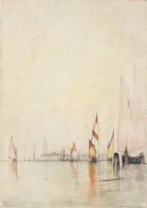 Boats on the Lagoon, Venice