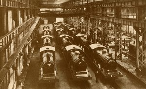 Locomotives Ready for Shipment Overseas by William George Armstrong