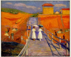 Cape Cod Pier by William Glackens