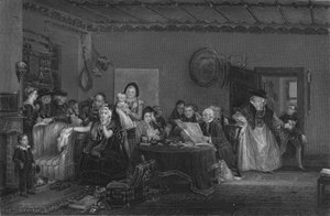 Reading the Will, c1820