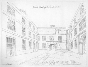 Great Court of Blackwell Hall, City of London by William Griggs