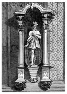 The statue of Edward VI, from the front of the Guildhall Chapel, City of London by William Griggs