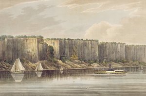 Palisades, no.19 of the Hudson River Portfolio, engraved by J. Hill by William Guy Wall