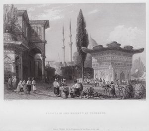 Fountain and Market at Tophanne