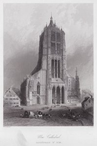 Ulm Cathedral by William H. Bartlett