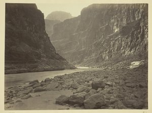 Colorado River, Mouth of Kanab Wash, Looking West