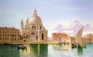 A View of Santa Maria Della Salute, Venice by William H. Burnett