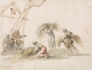 Figures Harvesting by William Hamilton