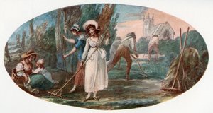Haymaking by William Hamilton