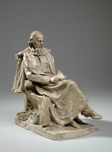 Maquette for Alfred, Lord Tennyson seated at Trinity College, Cambridge, c.1909