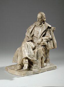Maquette for Alfred, Lord Tennyson Seated at Trinity College, Cambridge