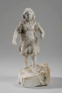 Maquette for Figure of a Girl Running (plaster) by William Hamo Thornycroft