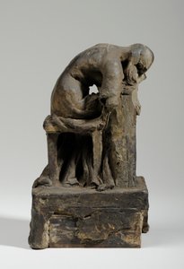Maquette for the Figure of Grief by William Hamo Thornycroft