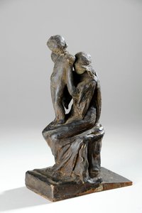 Maquette for the Figures of a Mother and Child